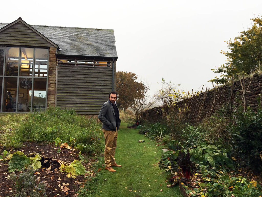 Mark shows me the team’s vegetable patch – obviously not at its best in November, but it offers a welcome and rewarding break from work in the summer.