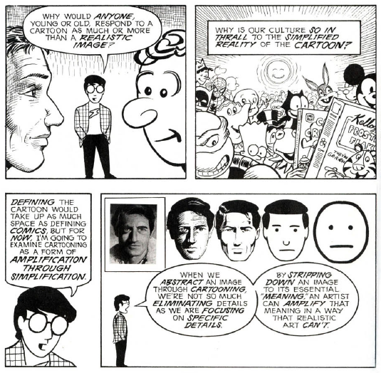 Scott McCloud on how cartoons can amplify meaning