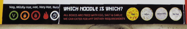 Yo Yo Noddle takeaway menu